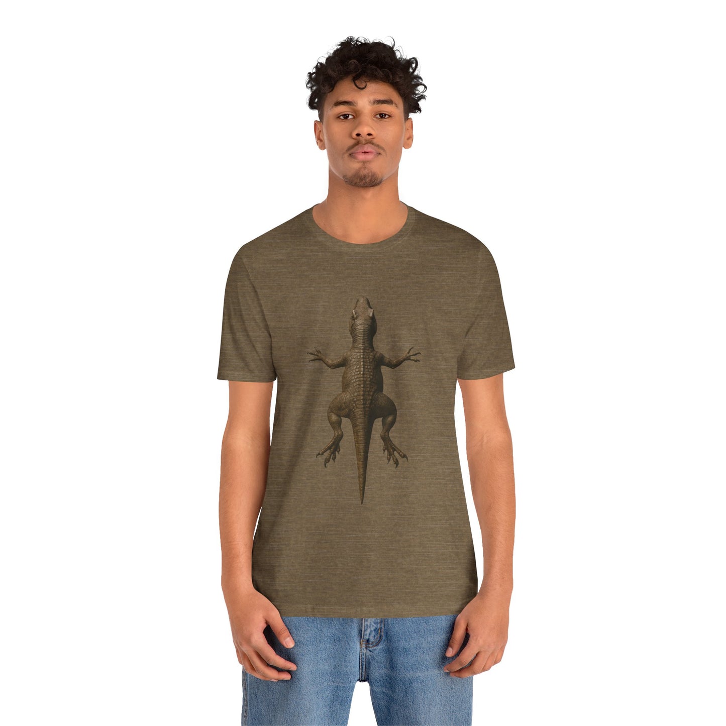 T-Rex Overhead View T-Shirt – Unisex Dino-Rug Style Tee
