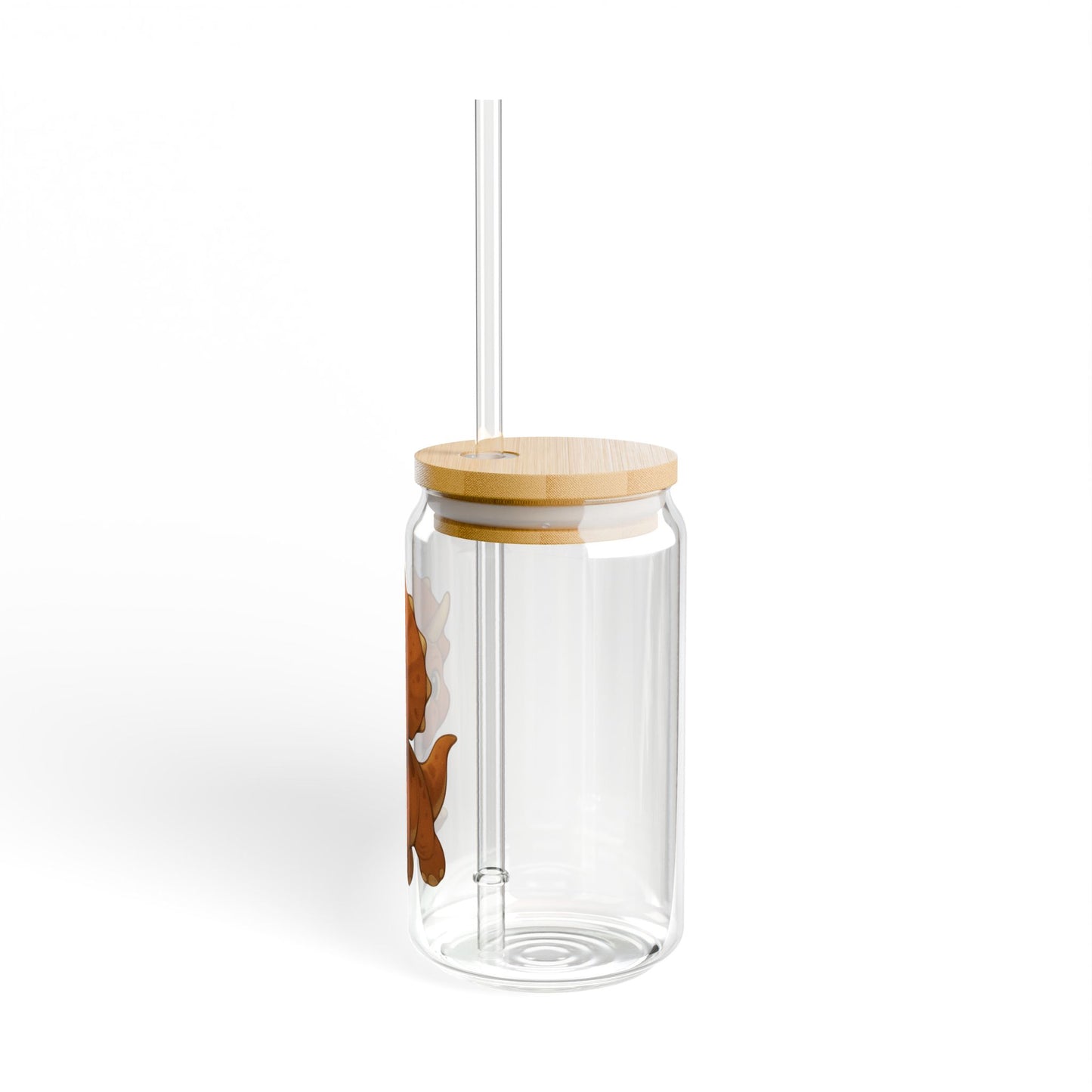 Triceratops Sipper Glass