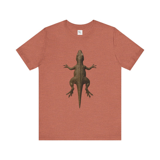 T-Rex Overhead View T-Shirt – Unisex Dino-Rug Style Tee